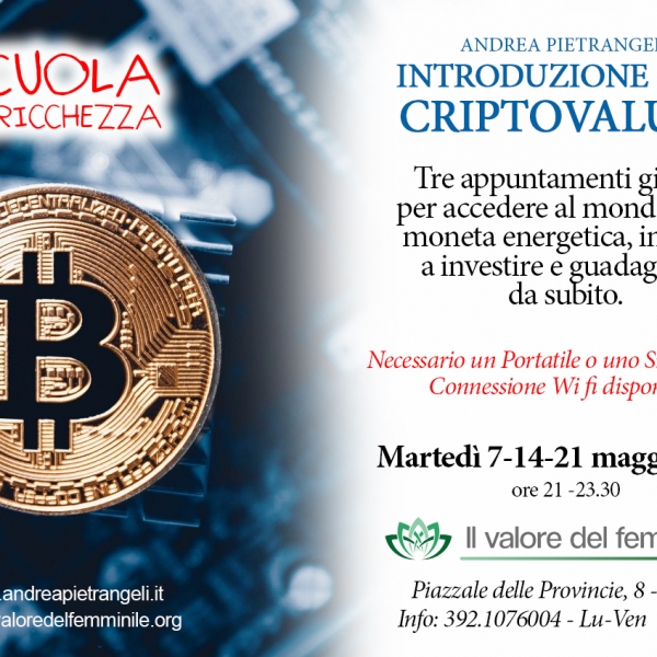INTRODUZIONE ALLE CRIPTOVALUTE