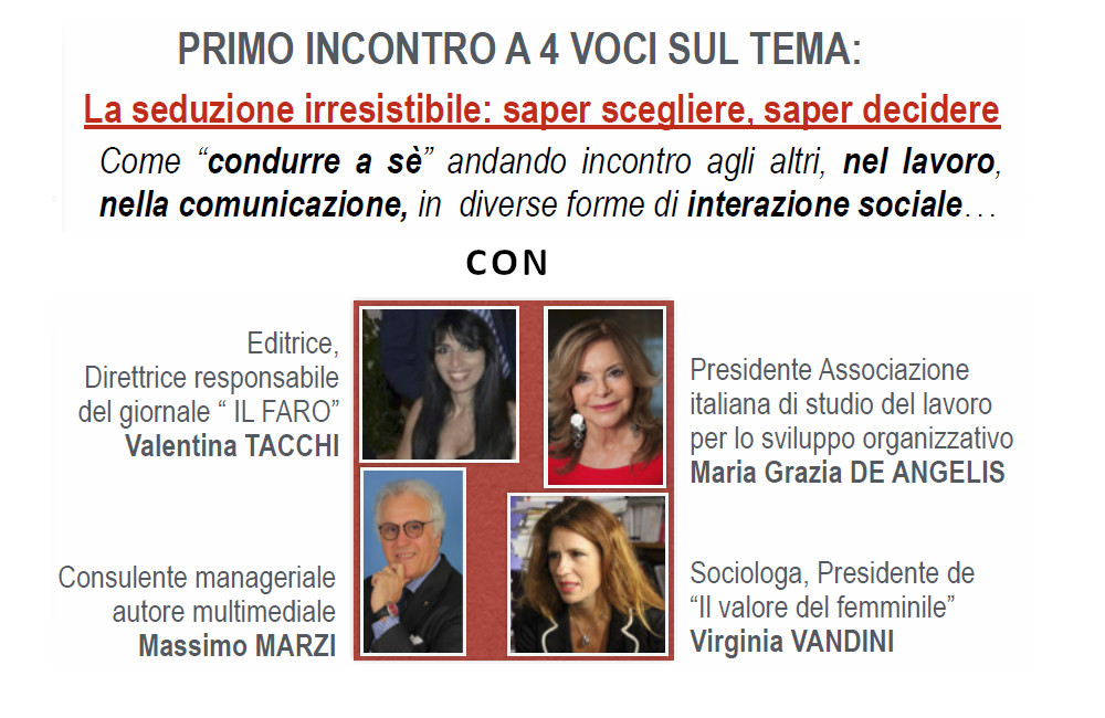 LA SEDUZIONE IRRESISTIBILE: saper scegliere, saper decidere