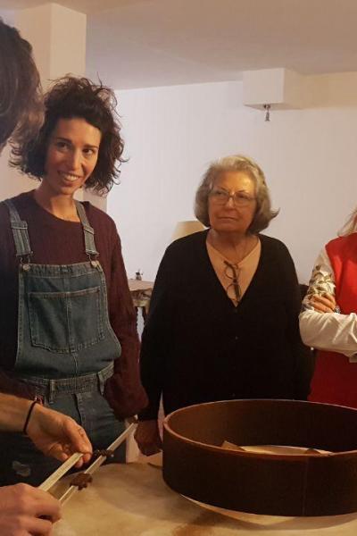 Laboratorio Costruzione Tamburo Sciamanico 12 04 2018 31